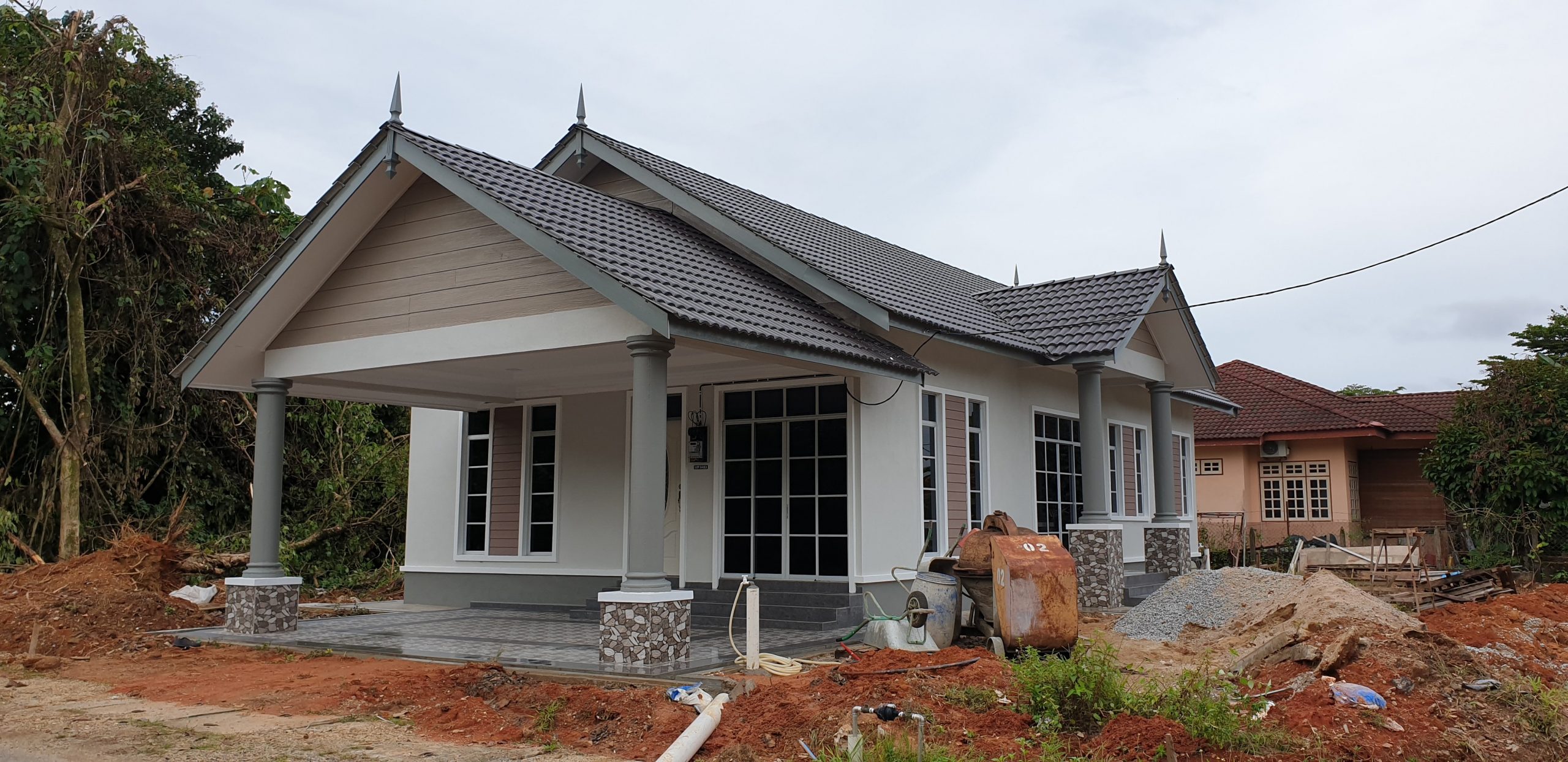 Membina Dan Menyiapkan Sebuah Kediaman 1 Tingkat, Jenis Kekal Di Mukim Kuala Berang Hulu Terengganu